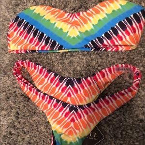 Rainbow bikini